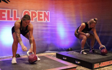 Kettlebell Lifters Preparing to 