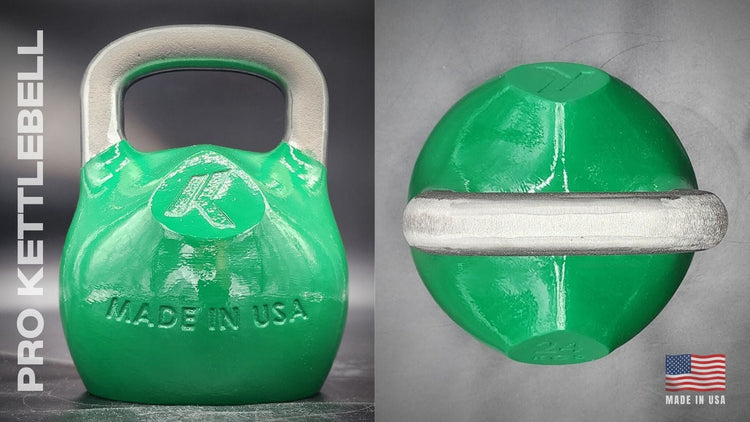 Green Colored Competition Kettlebells
