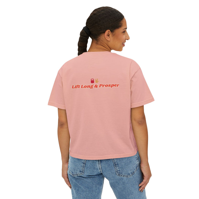 Load image into Gallery viewer, Women&#39;s Boxy USA Tee
