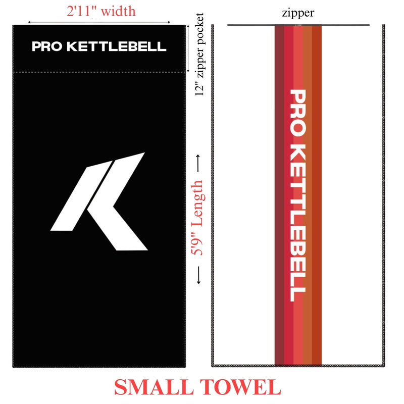 Load image into Gallery viewer, Pro Kettlebell Zippered Training Towel
