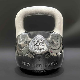 Load image into Gallery viewer, 24kg (53lb) Limited Edition Black Atlas Pro Kettlebell – Factory Second | Made in USA

