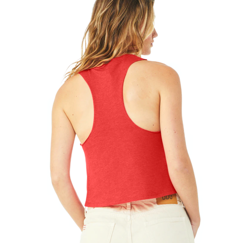 Load image into Gallery viewer, Kettle Bella! Ladies&#39; Racerback Cropped Tank
