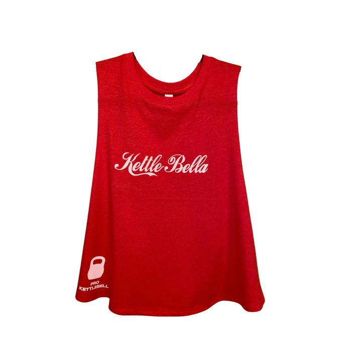 Kettle Bella! Ladies' Racerback Cropped Tank