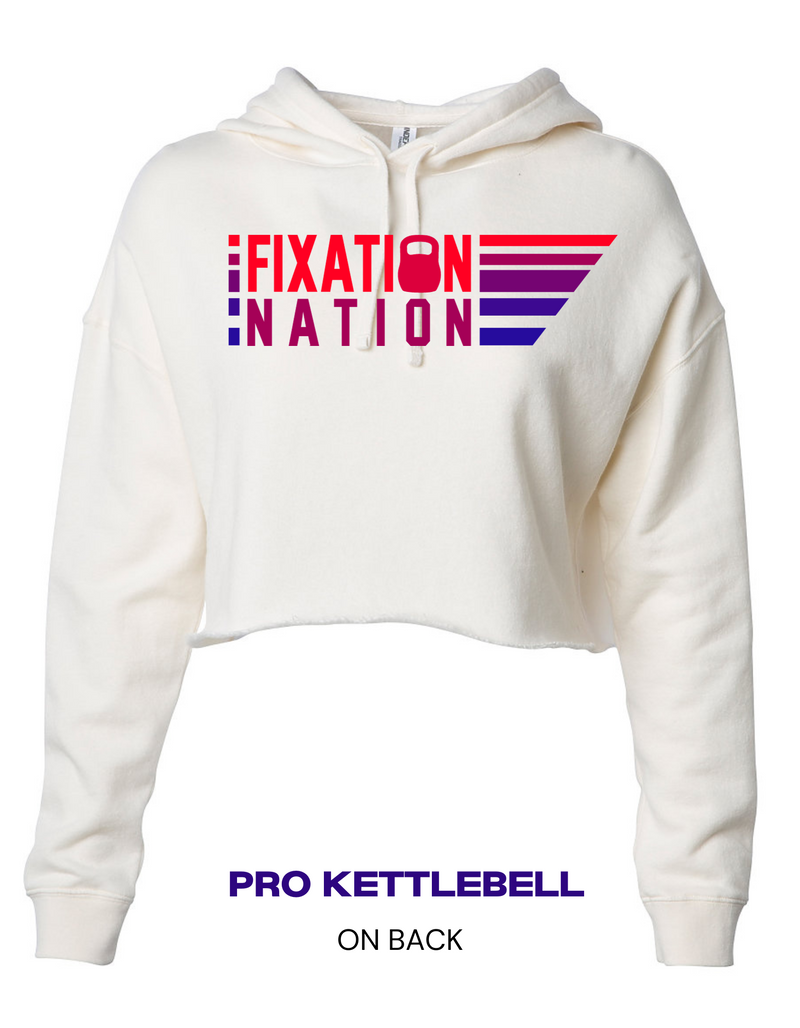 Load image into Gallery viewer, Fixation Nation Hoody - Women&#39;s Crop
