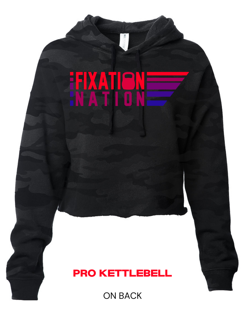 Load image into Gallery viewer, Fixation Nation Hoody - Women&#39;s Crop
