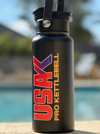 Load image into Gallery viewer, Pro Kettlebell Hydrate Water Bottle 32oz

