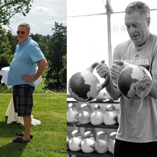 Weight loss progress using kettlebell program
