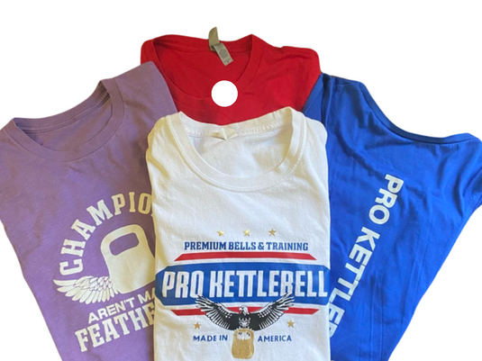 Bonus Today! Free Tee or Tank with Every Kettlebell Purchase!