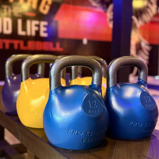 The Triad 12–20kg | Six-Kettlebell Competition Set